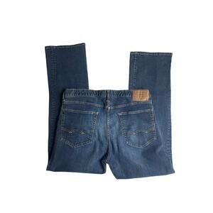 American Eagle Men's Core Flex Straight Jeans - Size 34x30 - Dark Wash Denim